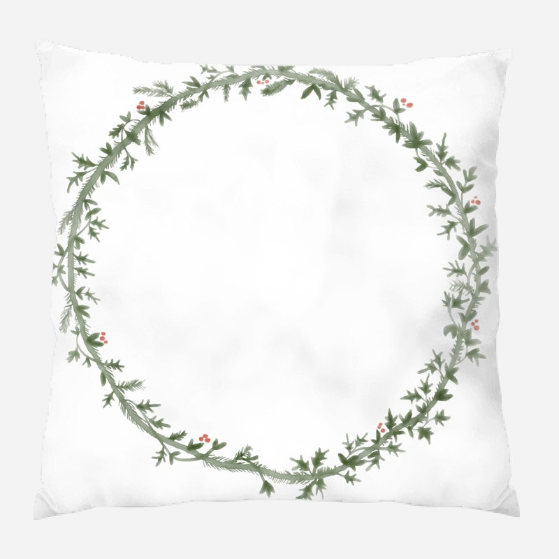 Coussin décoratif Ridenhour, Microsuède, Intérieur