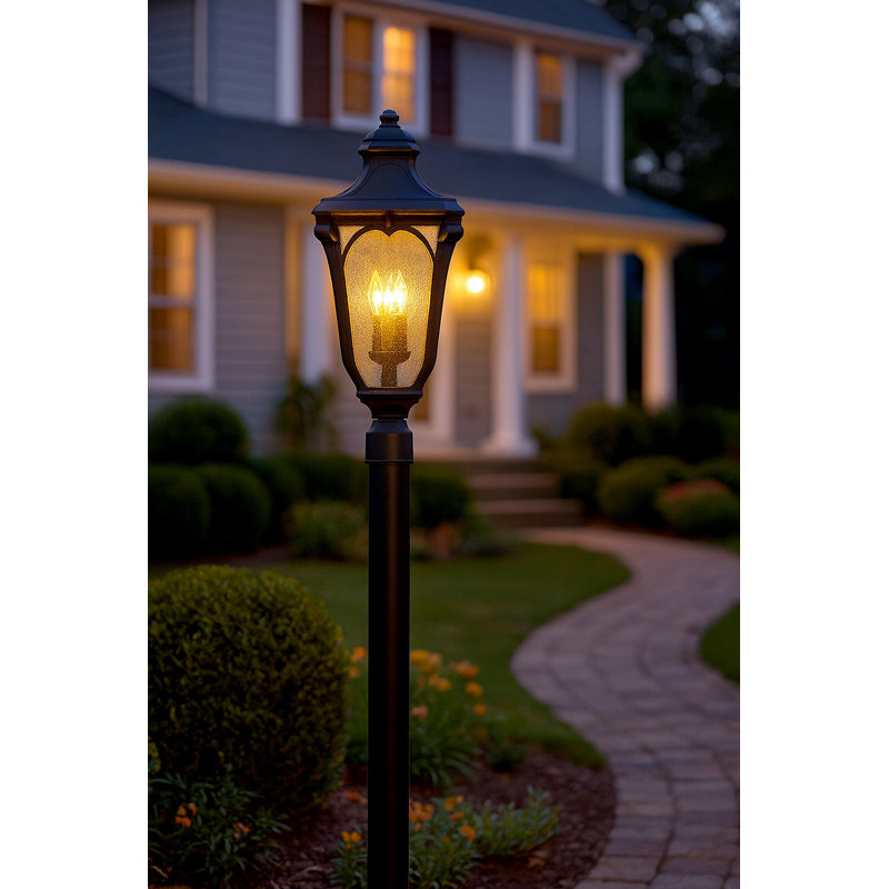 Trafalgar Outdoor 3-Light Lantern Head, No, Museum Black, Incandescent