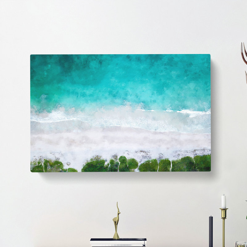 Kailua-Kona In Hawaii - Wrapped Canvas Painting, 35cm H x 50cm W x 3cm D