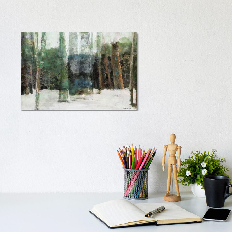 Winter Forest by Stellar Design Studio - Wrapped Canvas Gallery-Wrapped Canvas Giclée, 20.32 cm H x 30.48 cm W