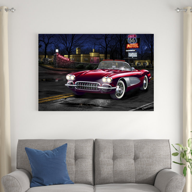 Diners And Cars V, H 32 po x l 48 po x P 1,25 po