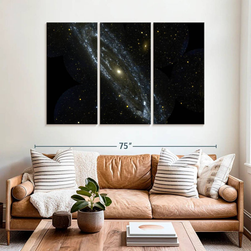 Oberle Andromeda Galaxy, 42" H x 65" W