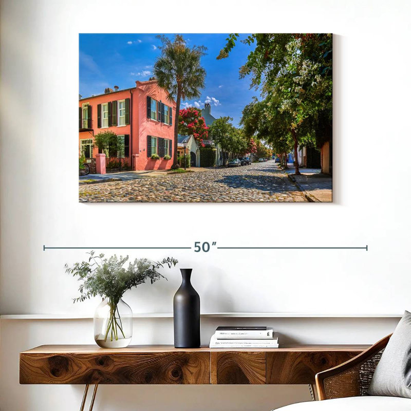 Sireci Charming Charleston Street, 26" H x 39" W