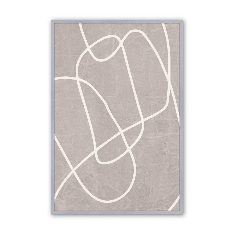 Silent Journey v2, Papier avec cadre photo simple en chrome poli, H 17,25 po x l 13,25 po x P 1,25 po