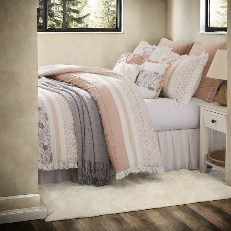 Ensembles de literie, coton percale grand confort maison de campagne