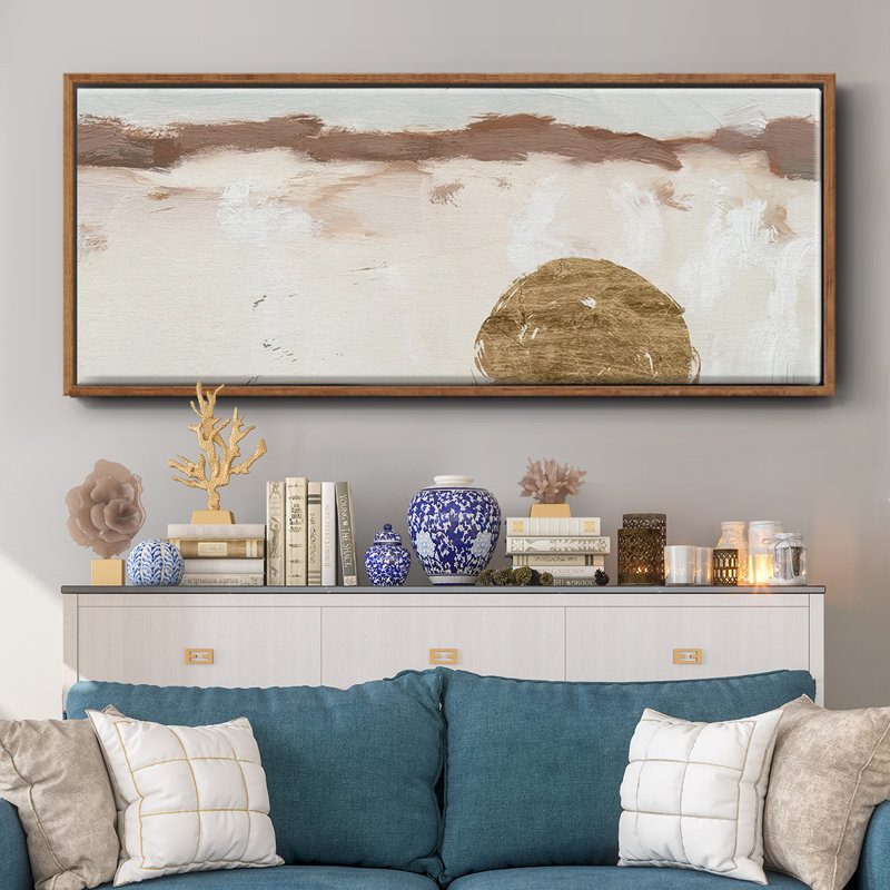 Winter Medallion III- Framed Canvas