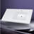 42 In. W X 22 In. D Solid Surface Rectangular Right Single Sink Vanity Top With Backsplash And Basin Countertop In White