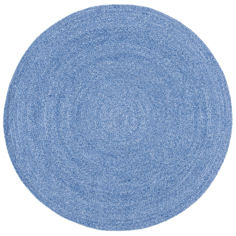 Wantaugh Hand Woven Performance Solid Color Rug, Round 3'
