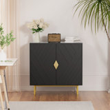 31.5" Modern Accent Cabinet With Shelve