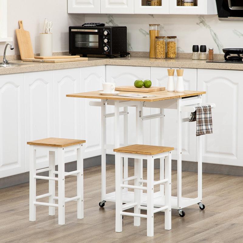 Mancera 82.5 cm W Kitchen Island Set with Top