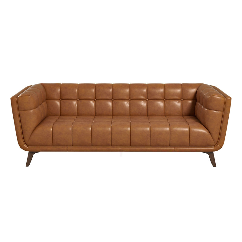 Canapé en cuir Addison (cognac 84 po)