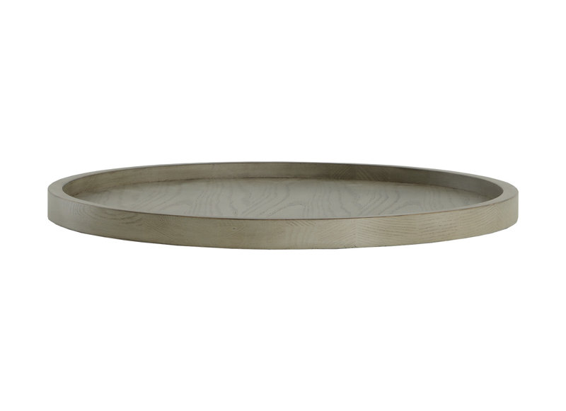 Sundries Wood Decorative Tray, Almond Buff