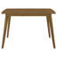 Table de salle à manger avec pieds inclinés