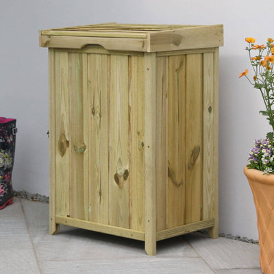 Alpen Home 58 cm W Spruce Deck Box in Brown