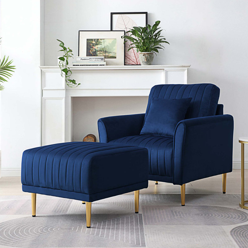 Pushapa 31,5 de large, Velours bleu