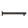 Signature Hardware 12" Modern Square Wall Mount Shower Arm with Flange