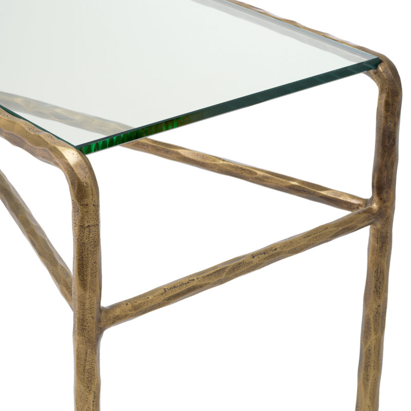 47.05'' W Glass Console Table