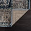 Tapis bleu tissé à la machine-70086082