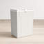 Hand Woven Plastic Laundry Hamper with Handles-34406849