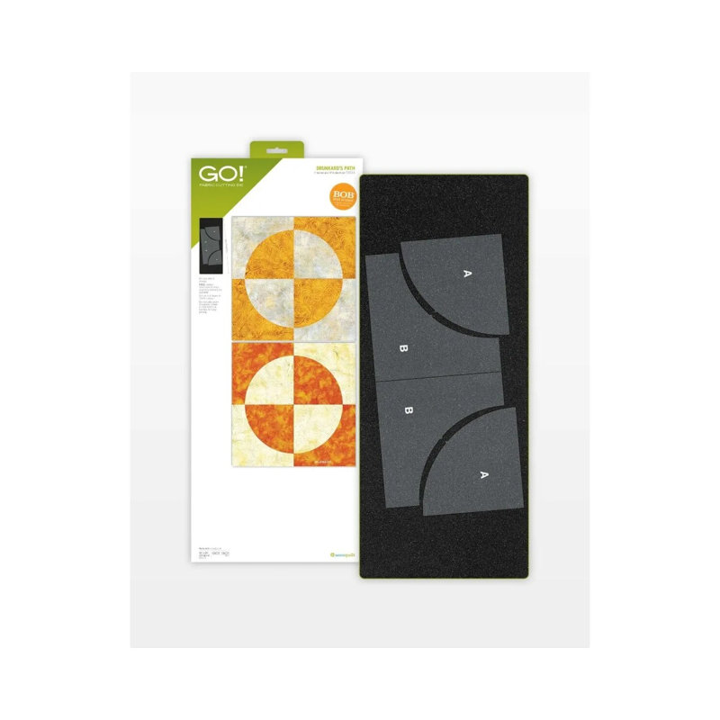 AccuQuilt GO! Matrices de découpe de tissu; Chemin de l'ivresse