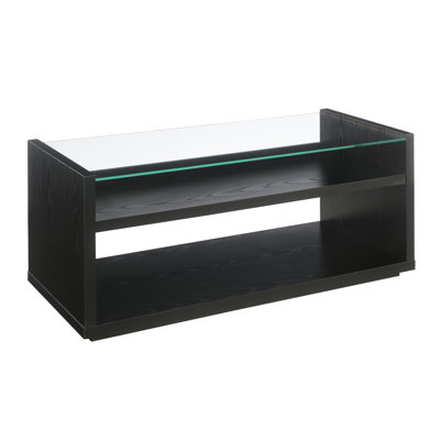 Table basse avec tablettes en verre Jaffrey