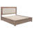 Gursevak California King Storage Bed with 4 Drawers, Upholstered Headboard and Touch LED Lighting, Barley Brown-114371133
