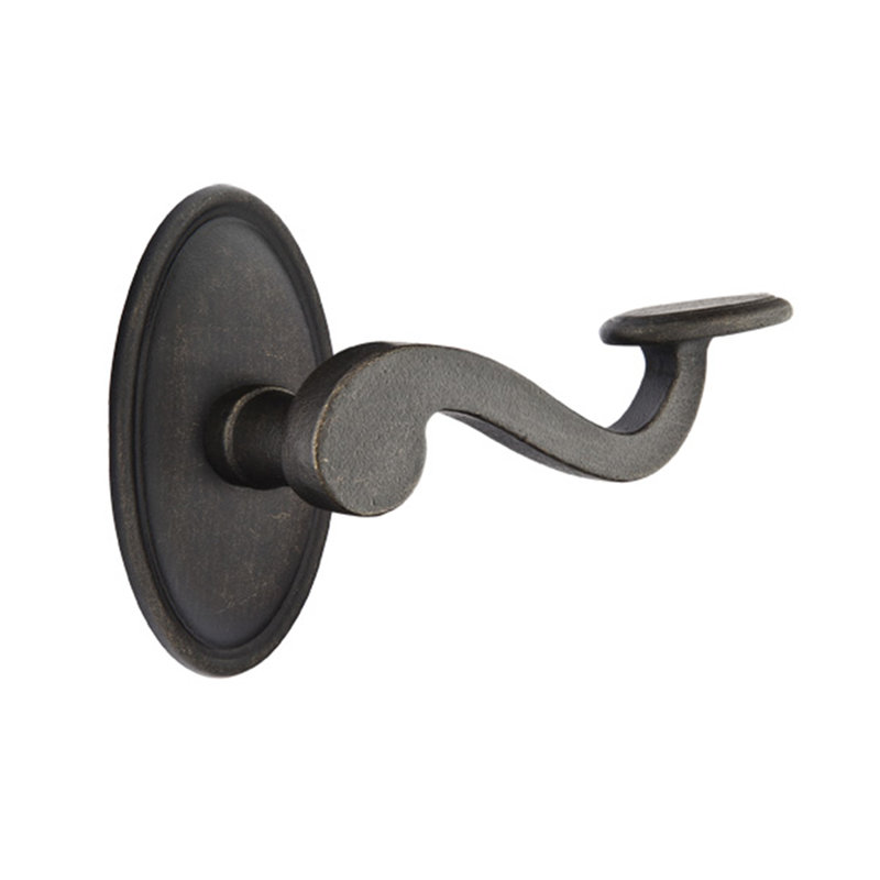Levier de porte avec rosette Padua, Bronze moyen, Droite