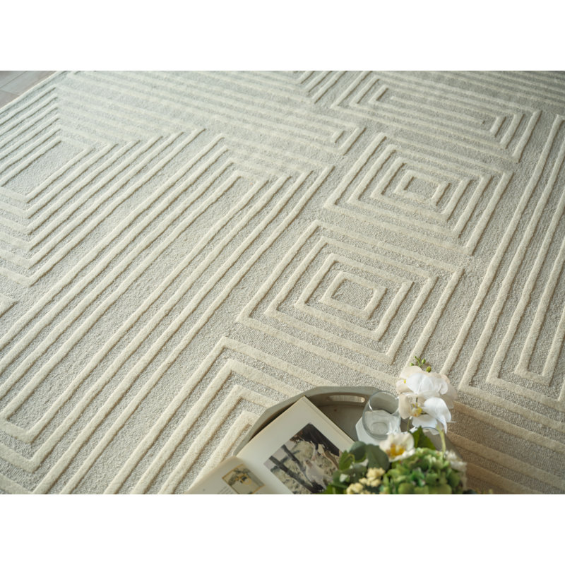 Teton Handmade New Zealand Wool Area Rug, Rectangle 8' x 10'