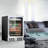 Beverage Refrigerator Cooler, 166 Can/5.3 Cubic Feet Mini Fridge With Glass Front Door, Digital Display Small Refrigerator With Adjustable Shelves For Soda, Beer Or Wine