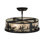 Rustic Lodge 2 - Light Semi Flush Mount