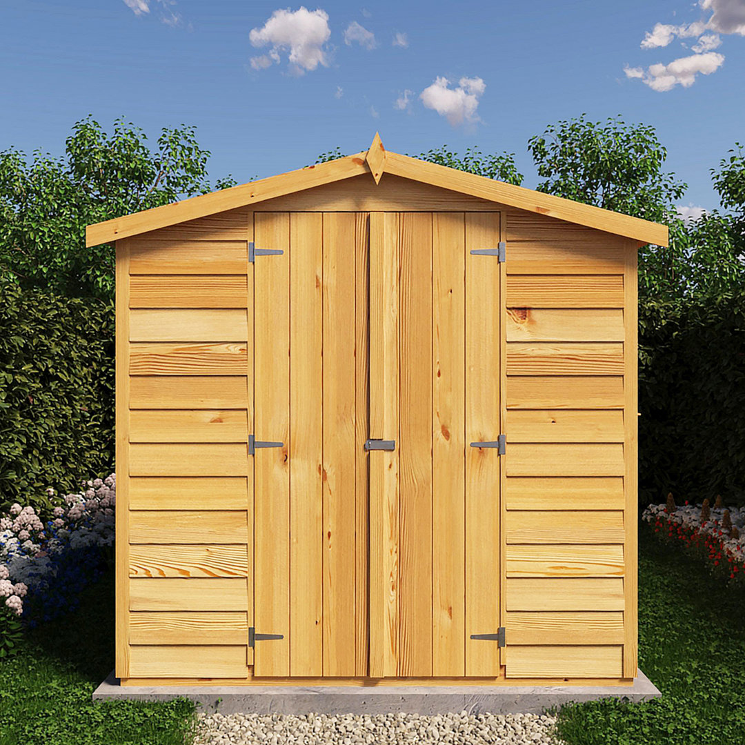 Garden Value 6 Ft. W x 10 Ft. D Overlap Storage Shed