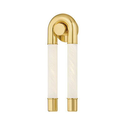 Zeme 2 Light Integrated LED Wall Sconce by Noz Nozawa for Corbett Lighting