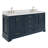 73'' Double Bathroom Vanity with Carrara Marble Top-93359370