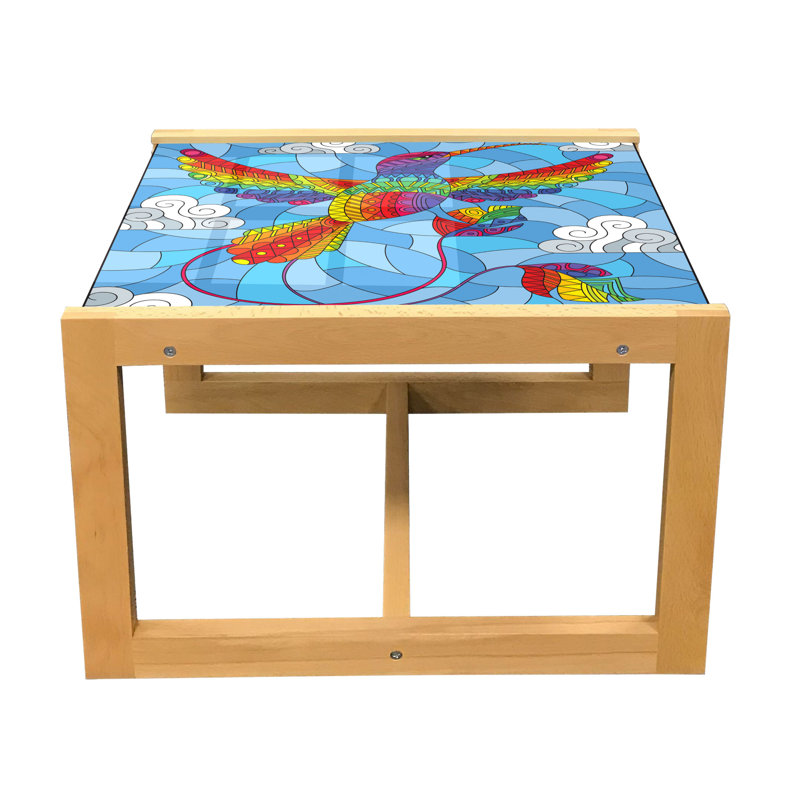 Jakorey Trestle Coffee Table, 40cm H x 46.5cm W x 62cm D