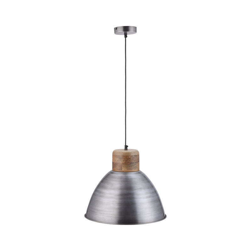 Mamie 1 - Light Iron Dome Pendant