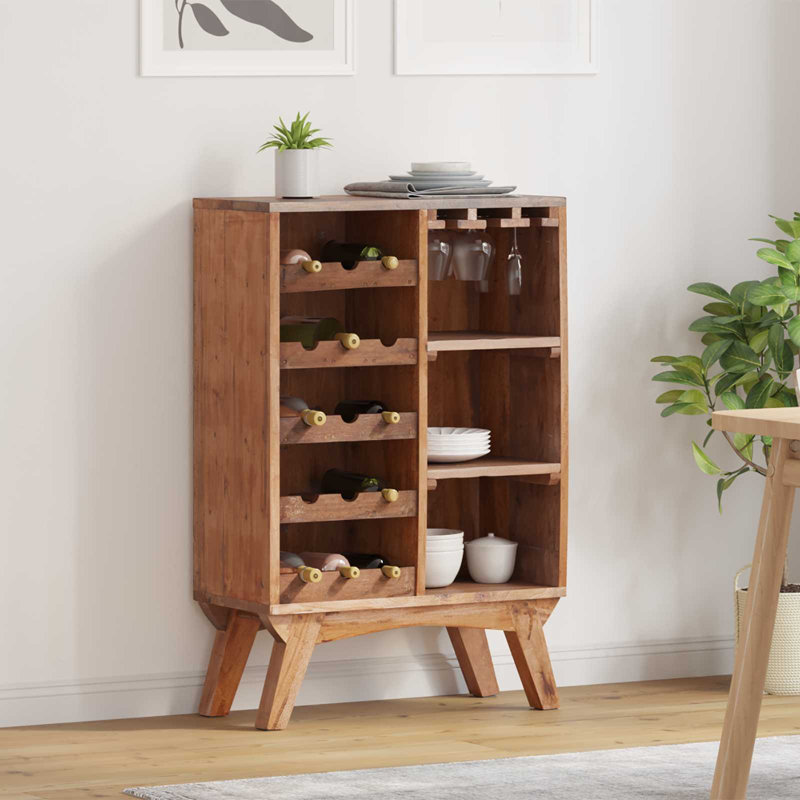 Wine Bottle & Glass Rack