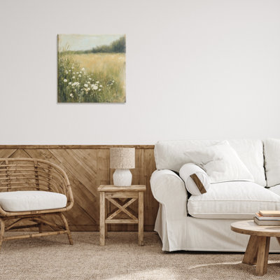 Daisy Dream Field Canvas, conception de Petal Prints Design