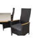 Shantelle 6 - Person Patio Dining Set Rectangular Table with Cushions Included