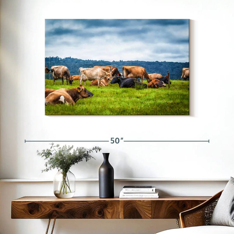 Brampt Cow Gathering, 26" H x 39" W
