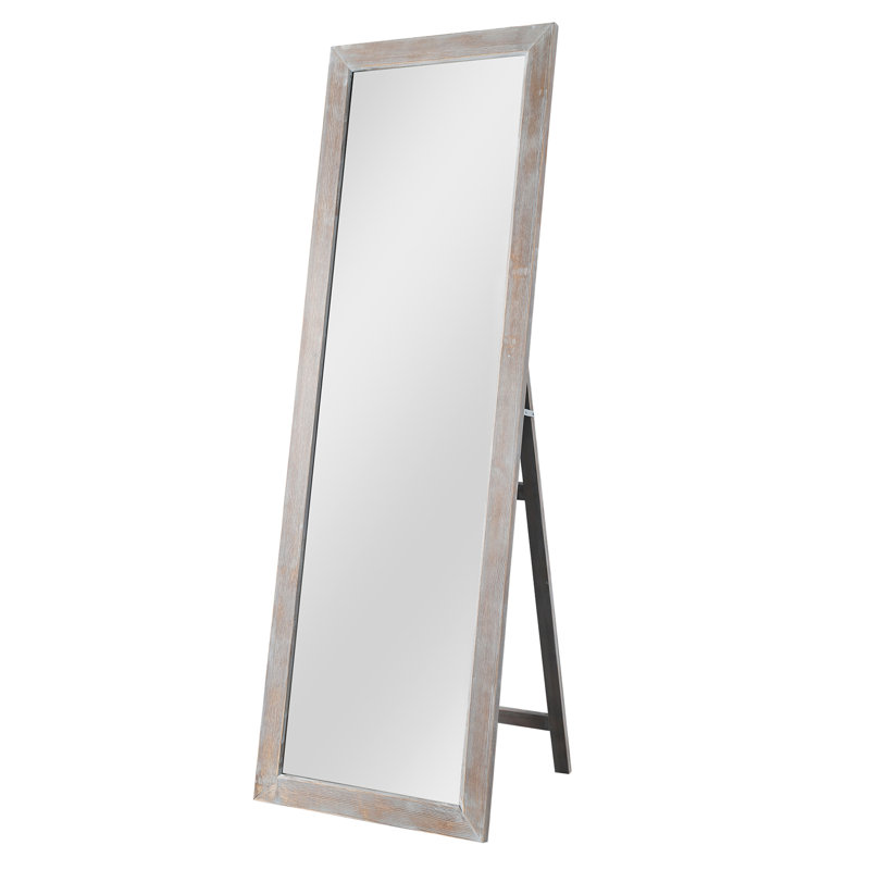 Miroir pleine grandeur Eldorado, Bois naturel