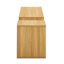 Meuble télé cubique pour décoration - pouvant accueillir divers téléviseurs, un bureau de télévision en forme de L et 6 compartiments de rangement, aspect polyvalent
