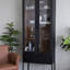 Armoire 31,5 x 18 x 86,5 po, noir (armoire)