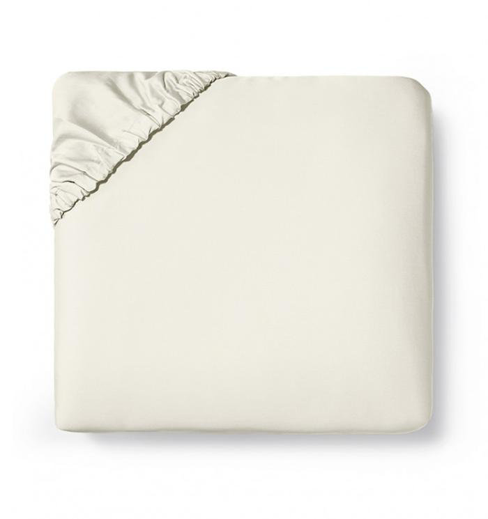 Fiona Sateen Fitted Sheet, Ivory, Full Fitted Sheet