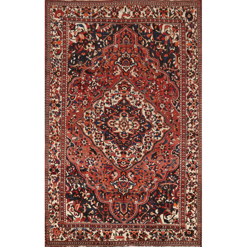 Tapis traditionnel en laine fait à la main 7 x 10