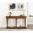 Garrison Oak Finish Console Table
