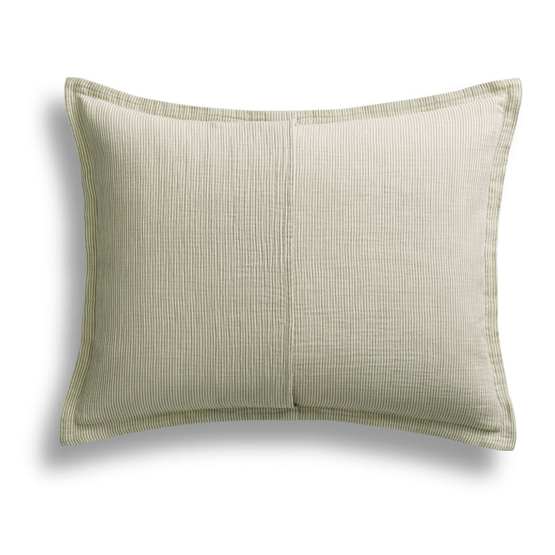 Kimball Duvet Cover Set, Queen Duvet Cover + 2 Queen Shams, Loden Green/Putty