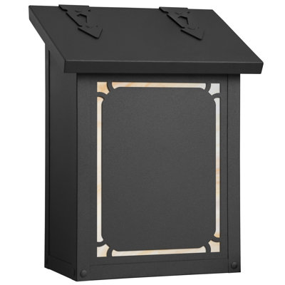 Monarch Metal Wall Mounted Mailbox