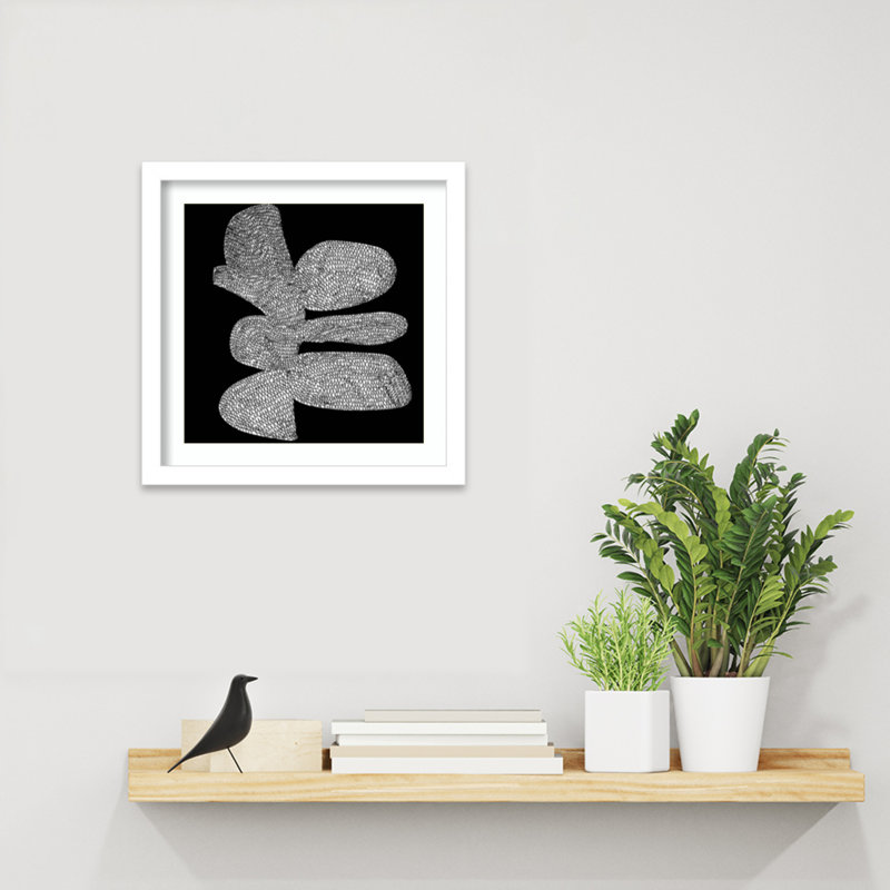 «Craft» encadré sur papier par Dan Hobday, reproduction, Blanc, H 13 po x l 13 po x P 1 po
