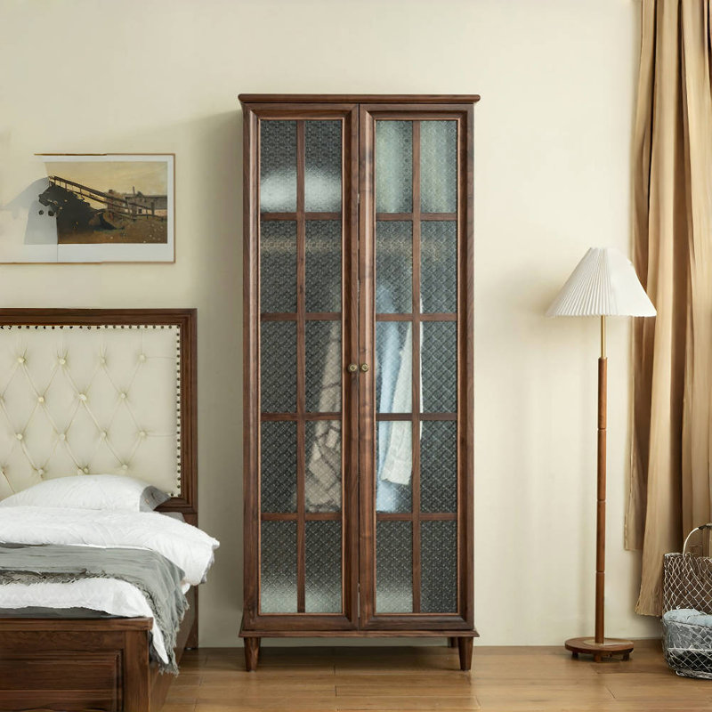 Garde-robe de luxe simple et légère de style américain