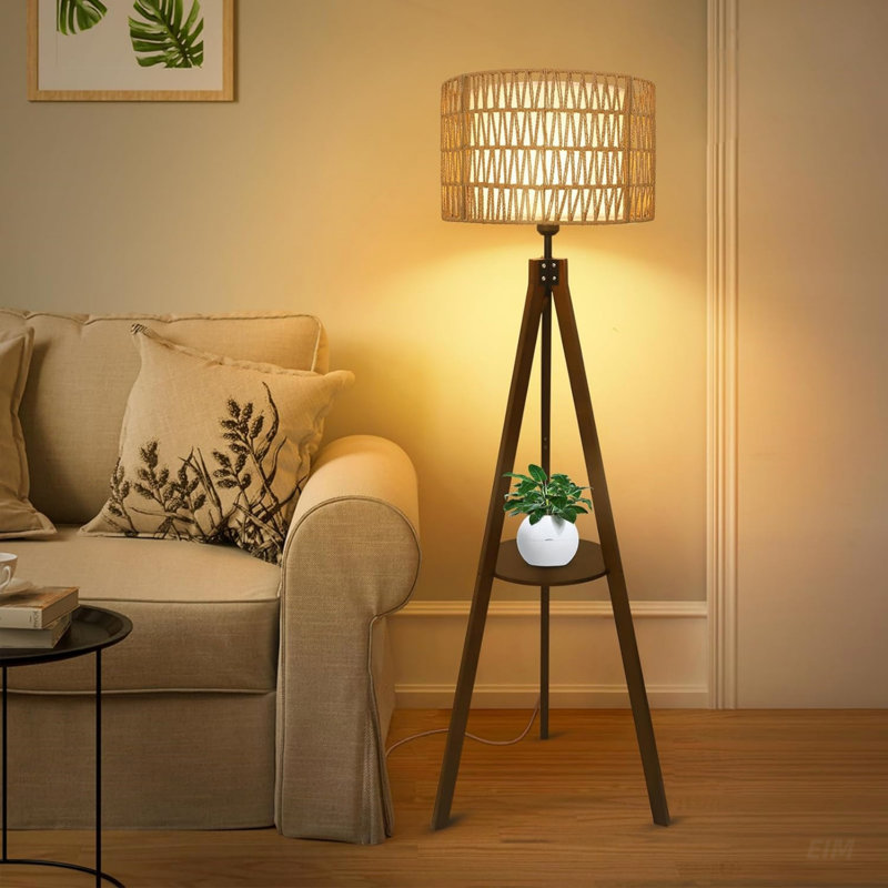 Lampe trépied Boho